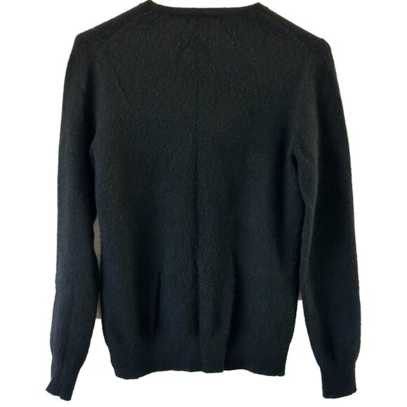 100% Cashmere Jennie Liu Women’s Black Cardigan Long Sleeve SMALL msrp $159 - Picture 3 of 6